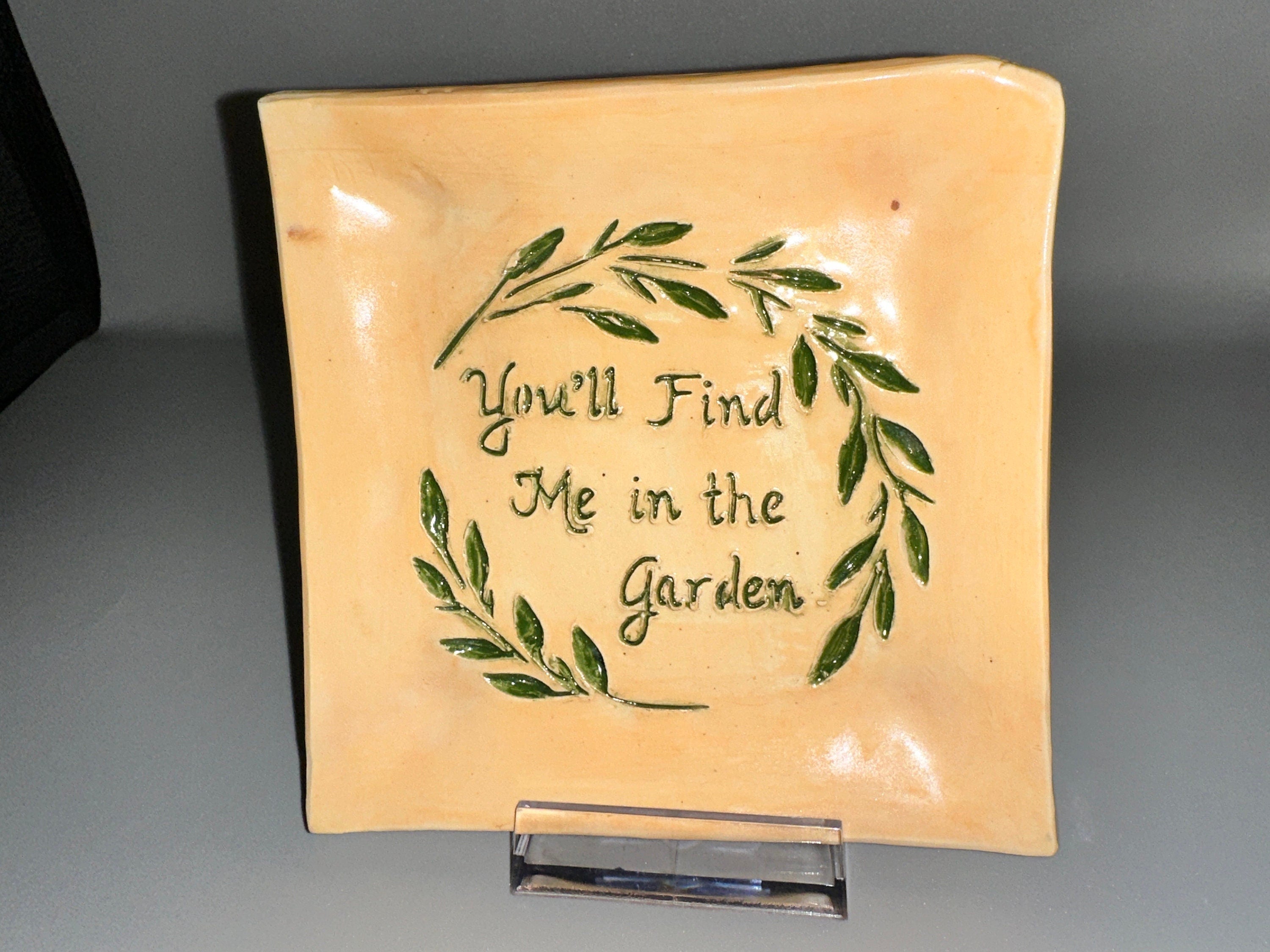 Sweet little garden dish