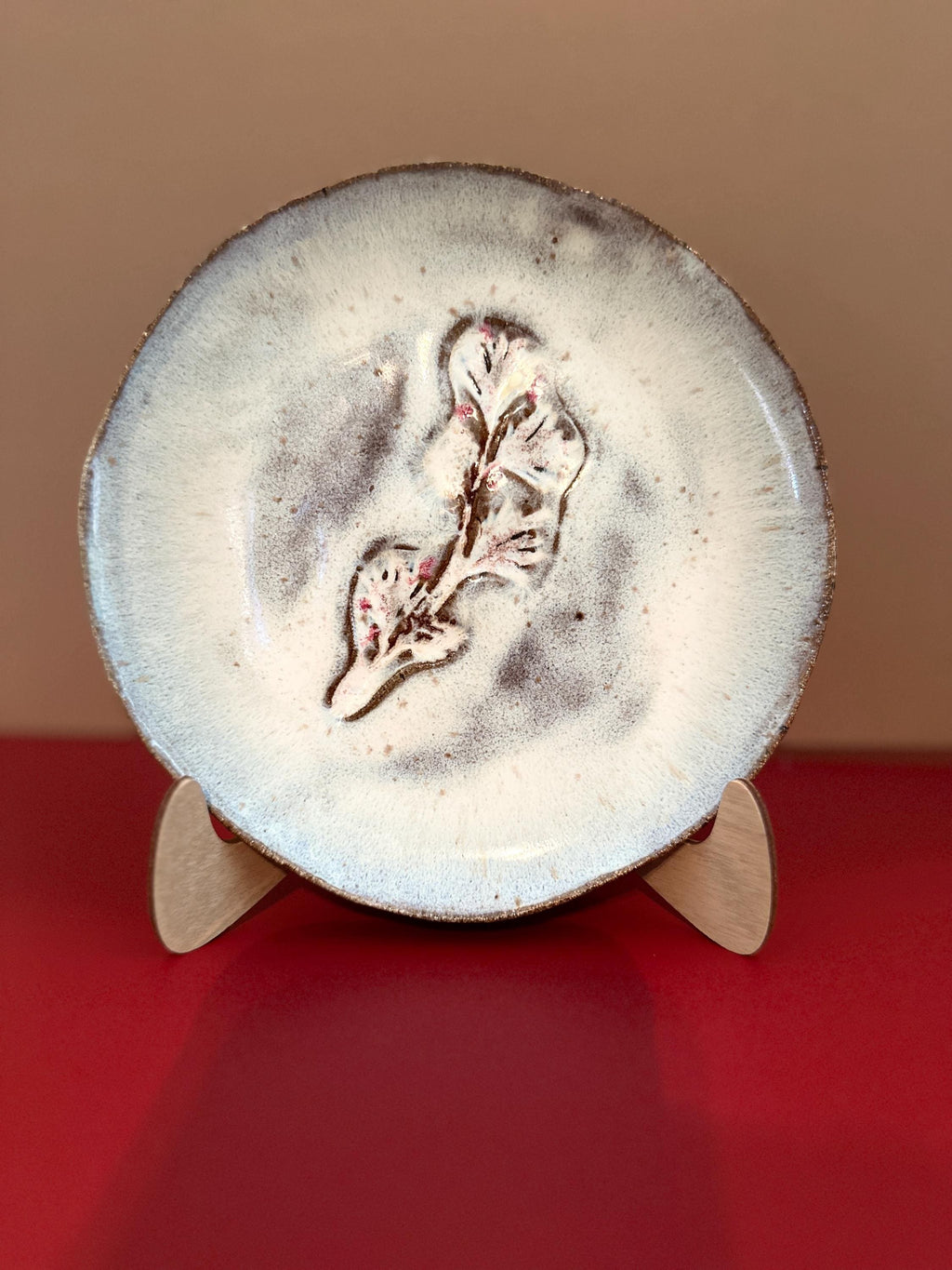 Frosted Pine Earthenware Dish: Snowy White Glaze